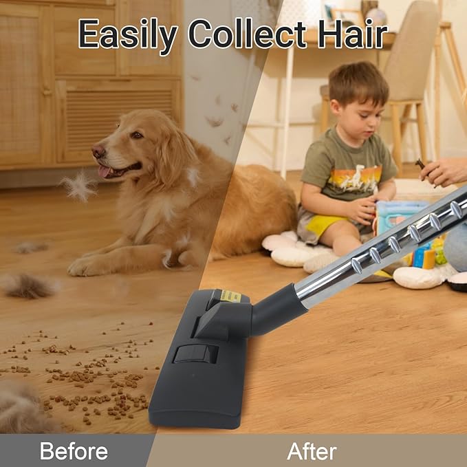EZ SPARES 1 1/4 inch 32mm Universal Vacuum Cleaner Euro Floor Brush Head Brush - Image 9
