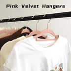 Pink Velvet Hangers 50 Pack - Image 7