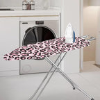 Pink Leopard Print Design Tabletop Ironing Board Cover and Pad Standard Ironing - Image 2