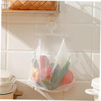 2pcs Mesh Bag with Hook Hanging Laundry Bags Multi-functional Mesh Bags - Image 2
