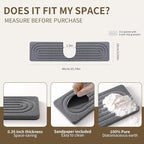 Faucet Mat for Kitchen Sink, Diatomite Stone Drying Sink Protectors, Bathroom - Image 2