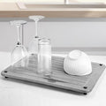 Stone Dish Drying Mats for Kitchen Counter 15.7"x 11.8" Quick Dry Stone Drying by Unknown