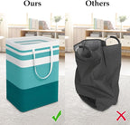 StorageRight Large Collapsible Laundry Basket Hamper - Image 5