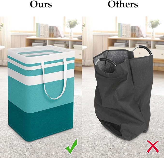 StorageRight Large Collapsible Laundry Basket Hamper - Image 5