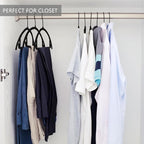 MIZGI Premium Velvet Hangers 60 Pack Heavyduty- Non Slip No Shoulder Bump Suit - Image 7