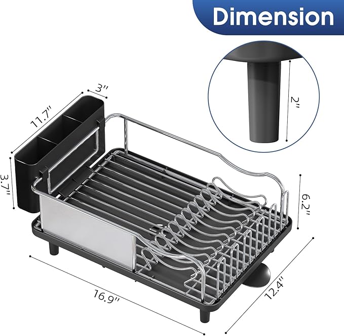 Stainless Steel Dish Drying Rack - Image 7