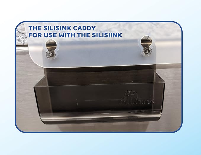 SiliSink Sponge Caddy for Kitchen Counter - Image 2