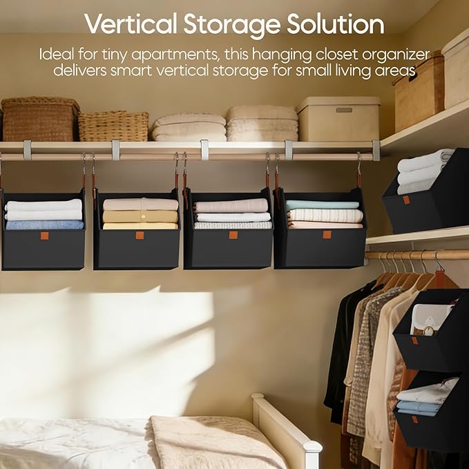 Collapsible Hanging Closet Organizer - Image 2
