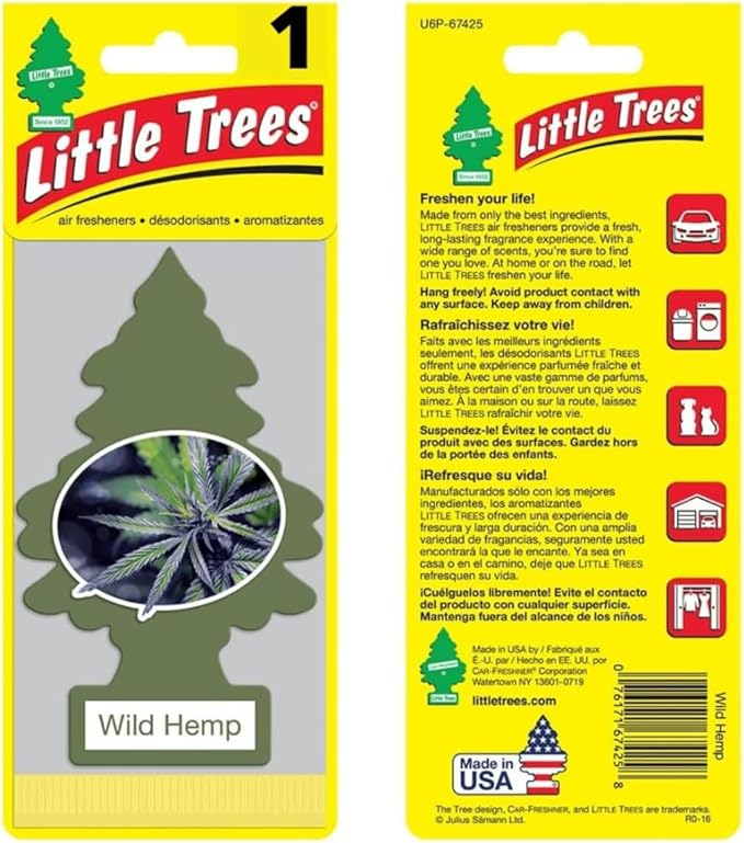 Little Trees Car Air Freshener | Hanging Paper Tree by LITTLETREES