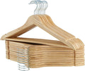 ELONG HOME Solid Wooden Hangers 20 Pack, Wood Suit Hangers by ELONGHOME