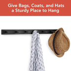 Spectrum Diversified Wood Hook Rack, 7 Peg - Image 2
