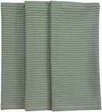 Serafina Home Sage Green Kitchen Dish Towels 100% Cotton Cloth Soft Cleaning - Image 7