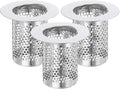 uxcell 3 Pack Shower Drain Strainer, Fit Hole Size from 1.18" to 1.97" by uxcell