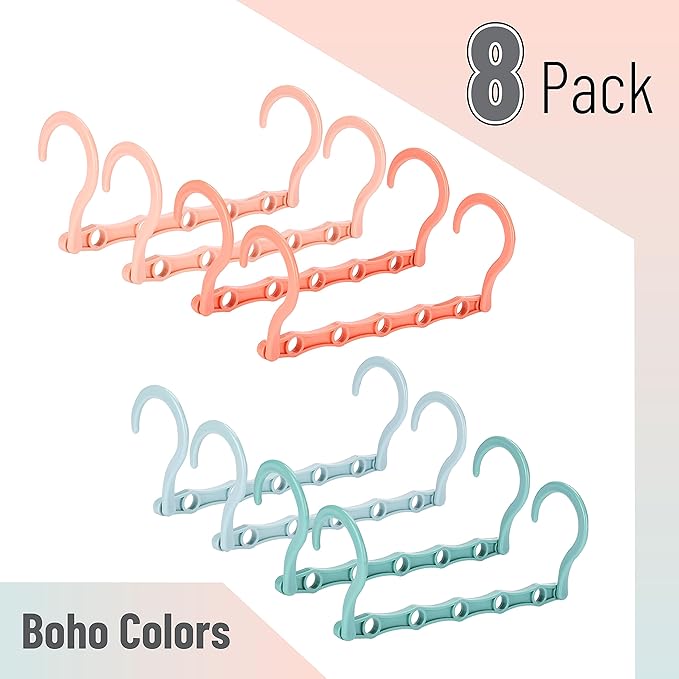Mr. Pen- Space Saving Hangers, 8 Pack, Boho Colors, Magic Hangers - Image 2