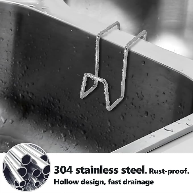 2 Pack Sponge Holder for Kitchen Sink - Image 4