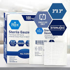 MED PRIDE Sterile Gauze Dressing Pads, 12 Ply Highly Absorbent Cotton, - Image 5