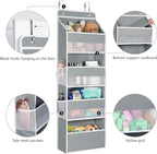 Univivi 4-Shelf Door Hanging Organizer Baby Door Storage Wall Mount Storage - Image 4