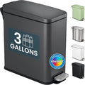 iTouchless 3 Gallon Slim Bathroom Trash Can by iTouchless