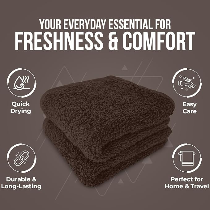 DAN RIVER 12 Pack Wash Cloths for Showering - Image 5