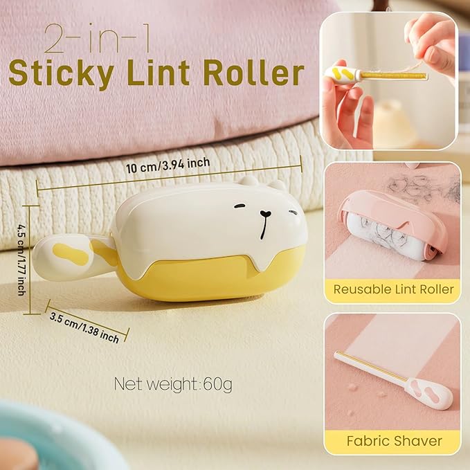 Bear Shaped Lint Roller - Image 2