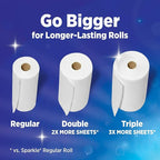 Sparkle Tear-A-Square Paper Towels, 3 Triple Rolls = 9 Regular Rolls, Strong - Image 9