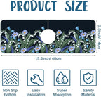 Blooming Lilies Kitchen Sink Splash Guard Faucet Mat Valley Lilies Flowers - Image 2
