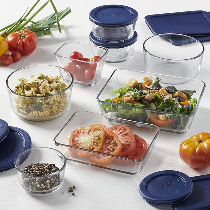 Anchor Hocking 16 Piece Glass Storage Containers - Image 8