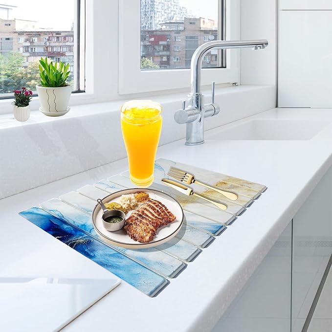 Stone Drying Mat for Kitchen Counter - Image 4