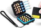 Size 312 13 10 LR41 Battery Case Holder Storage, Water-Resistant Anti-Shock by JJC