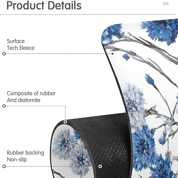 Kitchen Sink Splash Guard 1 PC 14.7 Inch Sink Faucet Mat Splash Guard - Image 3