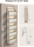 Yecaye 1 Pc 5 Tier Over the Door Organizer - Image 4