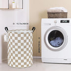 FANKANG Storage Basket, Nursery Hamper Canvas Laundry Basket Foldable - Image 2