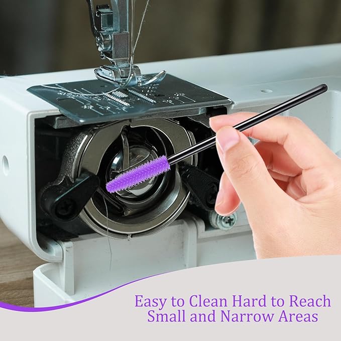 FJW Machine Cleaning Brushes, Reusable Silicone Dense Bristles Clean Brush - Image 2