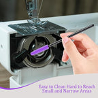 FJW Machine Cleaning Brushes, Reusable Silicone Dense Bristles Clean Brush - Image 2