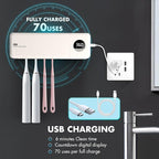 Sanitizeri Toothbrush Holder, Sanitizeri Toothbrush Cleaner, 2000mAh - Image 7