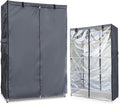 Waterproof Shelf Cover,600D Heavy Duty Dustproof Storage Wire Rack Covers,Outdoor Shelving Covers for Wire Shelves with Zipper 60''x24''x72'',Clear Front. by Dalema