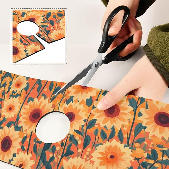 Kitchen Sink Splash Guard 2 PCS 30 Inch Sink Faucet Mat Splash Guard - Image 5