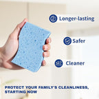 9 Pack Zero Scratch Scrub Sponges, Non-Scratch Dish Scrubbers - Image 6