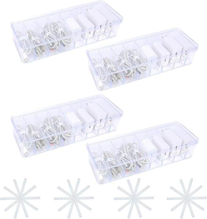 4pcs, Cord Storage Organizer, by Unknown