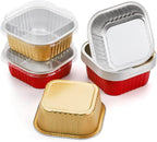 ZEAYEA 60 Pack 10 oz Aluminum Foil Baking Cups - Image 4