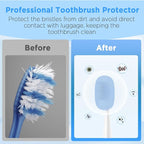 Toothbrush Covers Caps 6 Pack, Silicone Toothbrush Head Protector Replacement - Image 5