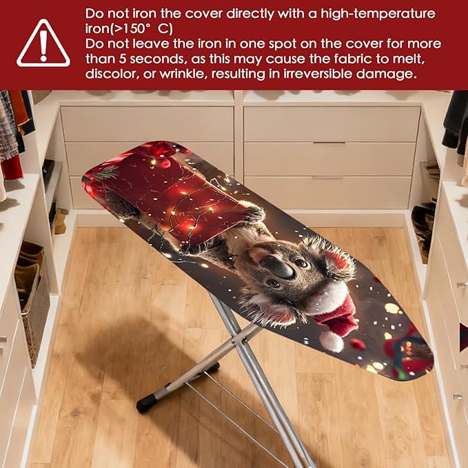 Nuxovilar Ironing Board Covers Winter Koala Pattern Polyester 15x54 Inches - Image 4