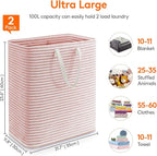 Lifewit 2 Pack Laundry Hamper Large Collapsible Laundry Baskets, Freestanding - Image 4