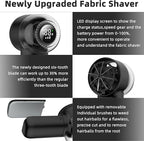 Fabric Shaver Electric Lint Remover Rechargeable Sweater Shaver Dual Protection - Image 2