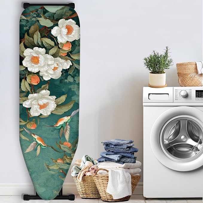 Nuxovilar Hummingbird & Peony Ironing Board Cover, 15 * 54inch, Fit Most - Image 3