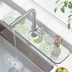 Findosom 2PCS 17" x 32" Dish Drying Mat & 24" x 5.5" Sink Splash Guard - Image 4