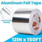 TAPEBEAR Aluminum Foil Tape 12" x 150FT, Heat Reflective Professional Heat - Image 3