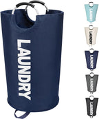 125L X-Large Laundry Basket, Freestanding Tall Clothes Hamper, Collapsible by Maxsilan
