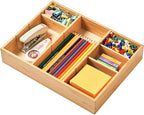 Umilife Desk Drawer Organizer, Bamboo Wood Organizer Tray by Umilife