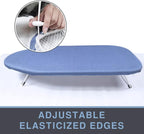 Tabletop Ironing Board Cover and Pad 12.5 x 32, Elastic Edge, Silicone Coated - Image 3